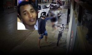 VÍDEO: Imagens mostram momento em que barbearia é invadida e criminoso mata o jovem Mário Lima
