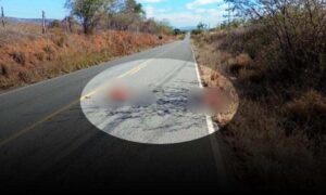 Cena macabra no Sudoeste: Homem aparece com corpo partido ao meio na BA-156, possível vítima de atropelamento