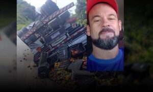 Tragédia na região: Identificado o motorista que morreu em tombamento de caminhão na BR-330, neste domingo