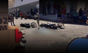 Tragédia na região: Garoto de 17 anos morre após colidir a motocicleta com ônibus escolar, nesta quarta-feira