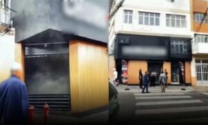 Urgente: Churrascaria no centro de Vitória da Conquista é evacuada após princípio de incêndio, nesta manhã