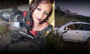 Tristeza: Daiane perdeu a vida em grave acidente entre carro e motocicleta, neste final de semana