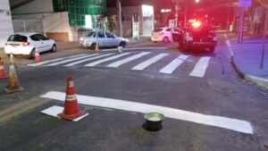 Conquista: Com foco nas faixas de pedestres, PMVC revitaliza sinalização em diversas ruas no mês de agosto