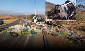Região: Novas informações sobre o grave acidente com caminhão na BA-026. Saiba o estado do motorista