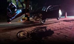 Atenção: Novas informações sobre o grave acidente com motoqueiro ferido, nesta noite em Vitória da Conquista