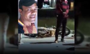 Tristeza: Violenta colisão entre duas motos tirou a vida do ex-candidato a vereador Alex “Macaco”, nesta madrugada