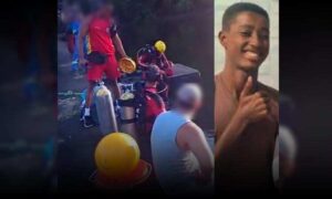 Tristeza: Foi encontrado o corpo do garoto Reno Hanz, de 15 anos. Ele teria sido “jogado” em represa durante “brincadeira”