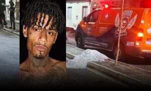 Violência: Marcos Antônio, de 24 anos, foi executado com vários disparos em avenida movimentada, nesta noite