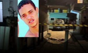 Brutal: Homem em cima de bicicleta se aproximou de Maicon e o matou com vários disparos, nesta noite