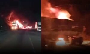 Conquista: Novas informações sobre a carreta que pegou fogo na BR-116, em frente ao posto Taboleiro da Baiana