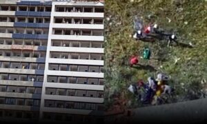 Urgente: Operário cai de prédio em construção, na região do Atakarejo, na tarde desta sexta. Vídeo mostra local da queda