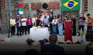 FOTOS: Lançamento da 1ª Missa do Vaqueiro da Joia do Sertão Baiano foi realizada na tarde desta segunda-feira, em Conquista