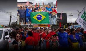 Conquista: Domingo foi marcado por manifestações políticas contra a PL da Anistia, pelas ruas da cidade