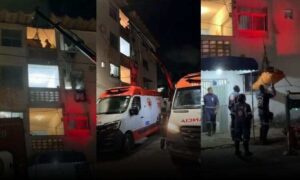 Bahia: Homem pesando cerca de 250kg é retirado de apartamento com ajuda de guindaste. Saiba o estado de saúde dele