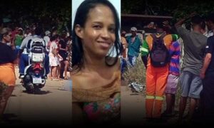 Brutal: Tatiane foi assassinada com golpes de arma branca. Procurado, ex-companheiro é o principal suspeito