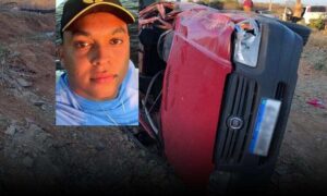 Consternação: Jovem Tiago Júnior, de 20 anos, perdeu a vida em gravíssimo acidente neste domingo na zona rural