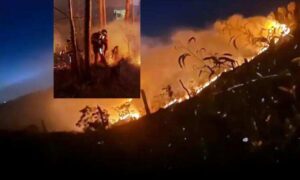 Conquista: Além do bairro Boa Vista, Bombeiros e Brigada Municipal também controlaram incêndio perto da Serra do Marçal