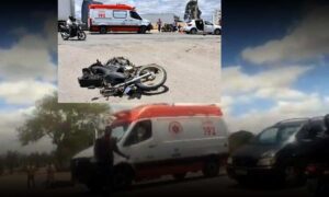 Conquista: É grave estado do colaborador da Embasa envolvido em acidente com motocicleta no Anel Viário