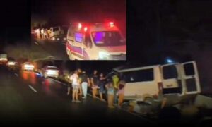 Atenção: Grave acidente com vítima fatal na noite desta terça-feira, na Chapada. Sobreviventes foram hospitalizados