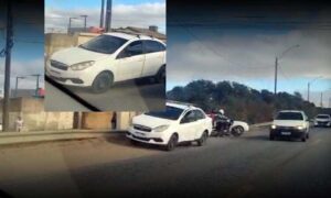 VÍDEO: Carro atropela e mata cavalo na manhã deste sábado, no Anel Viário de Vitória da Conquista