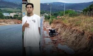 Consternação: Daniel Figueiredo é o jovem que perdeu a vida em acidente com moto, na zona rural de Conquista