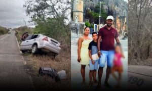 Tragédia: Identificada a família que morreu em colisão contra mureta na BA-026. Vítimas voltavam de Bom Jesus da Lapa
