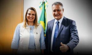 Em Brasília, prefeita Sheila Lemos e ministro Rui Costa se reúnem para tratar sobre obras do PAC em Vitória da Conquista