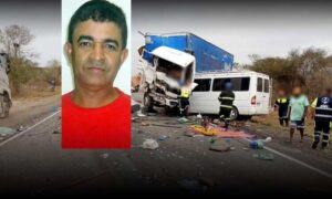 Urgente: Identificada a vítima fatal do gravíssimo acidente entre caminhão e van na BR-116, nesta segunda-feira