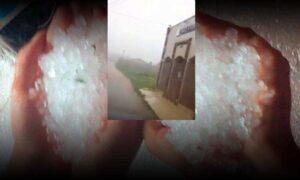 Temporal: Entenda por quê choveu granizo nesta tarde em Vitória da Conquista. Imagens viralizaram na internet