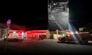 Após ser advertido, motoqueiro dá “grau” na frente da PM, cai e acaba hospitalizado. Motocicleta foi recolhida