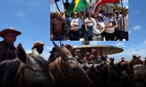 Conquista: 1ª Missa do Vaqueiro da Joia do Sertão Baiano reuniu centenas de fiéis aos pés do Cristo de Mário Cravo