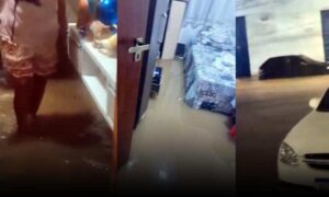 Conquista: Moradores do bairro Jurema passaram por momentos de terror após água da chuva invadir residências