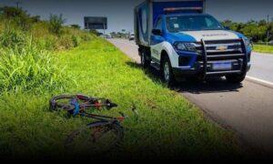 Trágico: Polícia busca identificar corpo de ciclista atropelado e morto nesta manhã, na BR-116