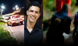 Consternação: Wagner de Abreu “Cabelo”, de 34 anos, perdeu a vida após motocicleta colidir com carro