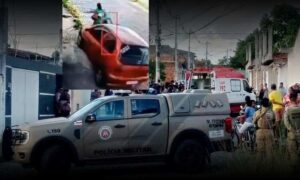VÍDEO: Veja o momento em que três trabalhadores são atropelados na região. Motorista foi detido