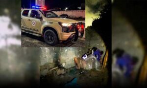 Conquista: Agressor que tentou esfaquear policiais militares é baleado, tenta fugir e acaba capturado no Conveima II
