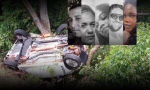 Tragédia: Identificadas as 5 vítimas do desastre na rodovia BA-099. Helicóptero resgatou sobrevivente