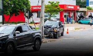 Conquista: Acidente foi registrado nas primeiras horas deste domingo, na Avenida Olívia Flores