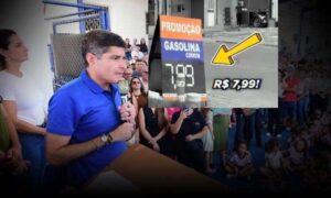 Em Macaúbas, ACM Neto cobra de Jerônimo a retirada imediata do ICMS da gasolina, que lá custa R$ 7,99 o litro