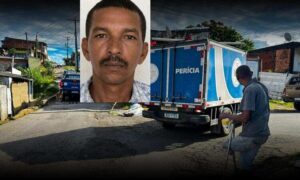 Imagens fortes: Diante vários moradores, homem é torturado e morto a pauladas nesta tarde no meio da rua