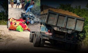 Trágico: Identificado o motociclista que morreu após ser atingido por caminhão caçamba na zona rural