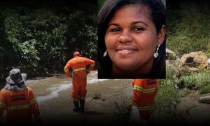 Atenção: Celular de Rosânia teria sido rastreado no Rio Verruga, próximo ao Caminho do Parque. Buscas prosseguem