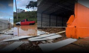 Conquista: PMVC diz que intensidade da chuva desta tarde “não foi prevista”. Defesa Civil segue regime de plantão