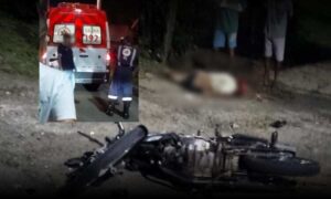Atenção: Motociclista é encaminhado ao Hospital Geral de Vitória da Conquista após grave acidente nesta noite
