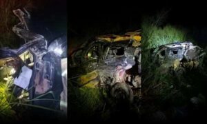 Trágico: Três homens morreram após carro de passeio colidir com caminhonete. Vítimas foram identificadas