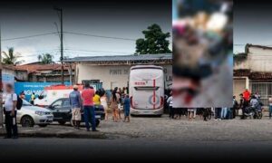 Região: Ônibus da Rota invade ponto de apoio e deixa feridos em Itambé, nesta manhã de segunda-feira
