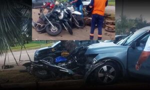 Conquista: Proprietários das motos destruídas no Terras Alphaville querem ressarcimento. Condutor teria “passado mal”