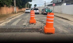Conquista: Simtrans realiza bloqueio parcial em trecho da 3ª Avenida no Boa Vista e altera linhas de ônibus