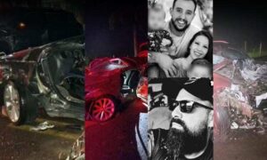 Tragédia: Desastre mata casal, os dois filhos pequenos e um amigo da família, na noite deste domingo