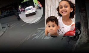 VÍDEO: Idoso atropela e mata duas crianças na porta de casa. Vítimas tinham 5 e 10 anos e eram irmãos
